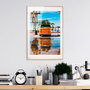 Wallity Cuadro Decorativo de Vidrio Templado Multicolor 30 x 45 cm